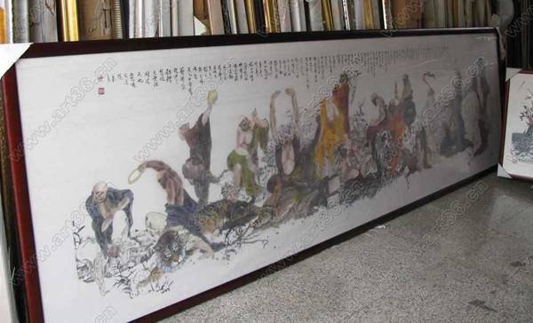 装裱配框,裱画配框常用样式图片
