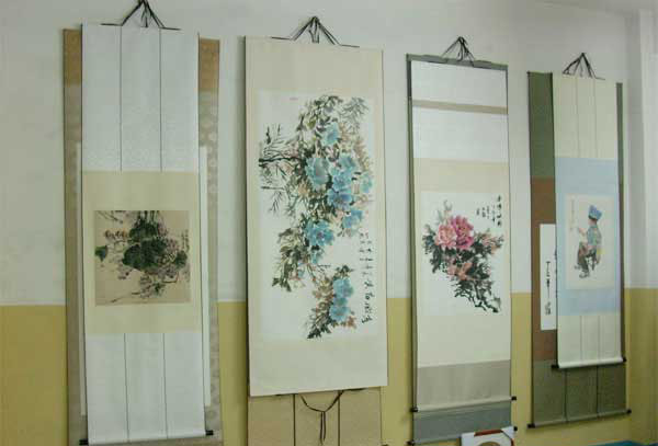 书画装裱,卷轴装裱示例
