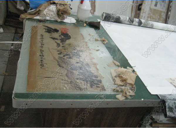 上海古旧画修复